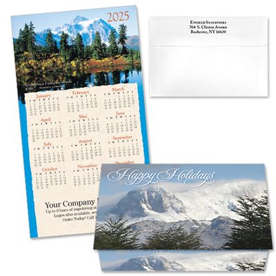 124226 Mountains Calendar Card