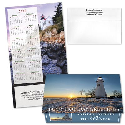 124322 Lighthouse 5 Calendar Card