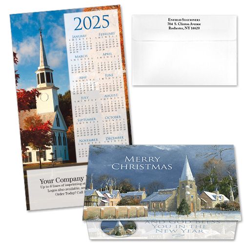 124242 Religious/Church 3 Calendar Card