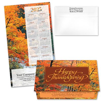 124250 Thanksgiving Calendar Card