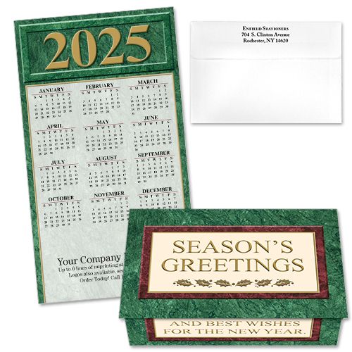 124264 Marble 2 Calendar Card