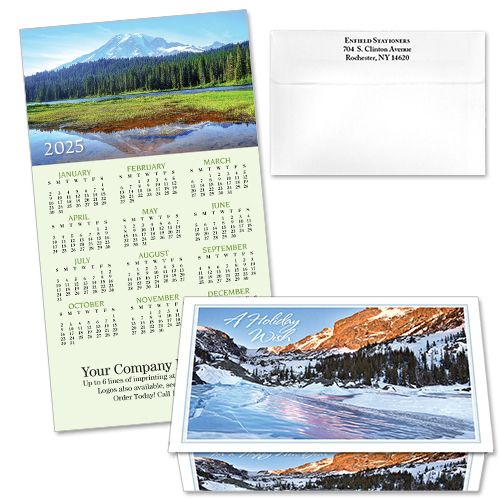 124300 Landscape 5 Calendar Card