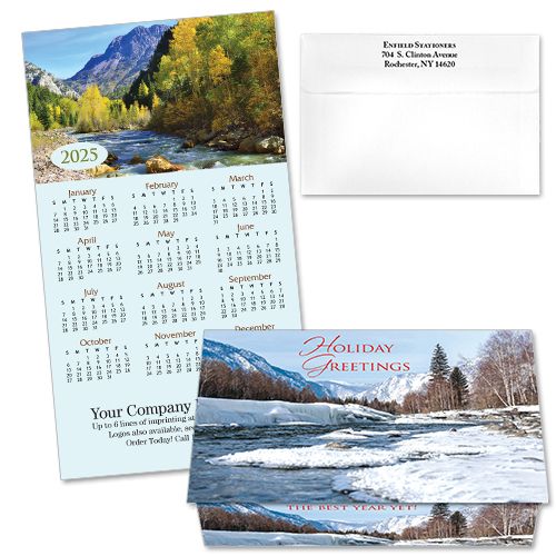 124342 Landscape 7 Calendar Card