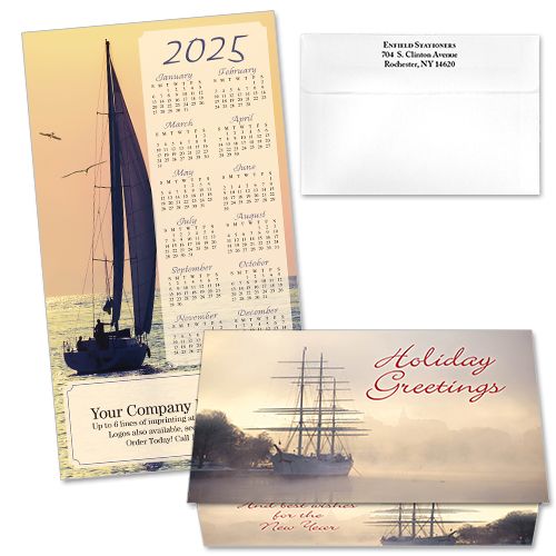 124329 Tall Ships 2 Calendar Card