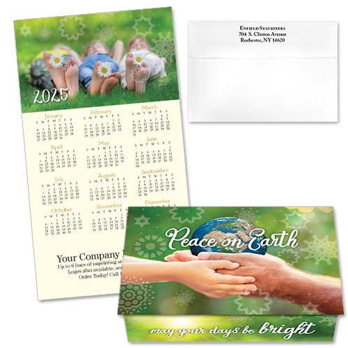 124379 Peace On Earth Calendar Card