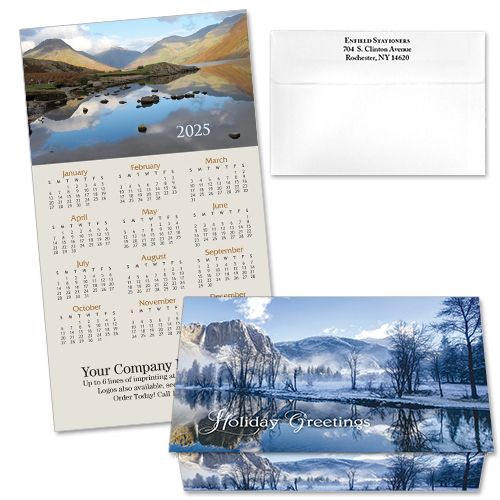 124363 Landscape 9 Calendar Card