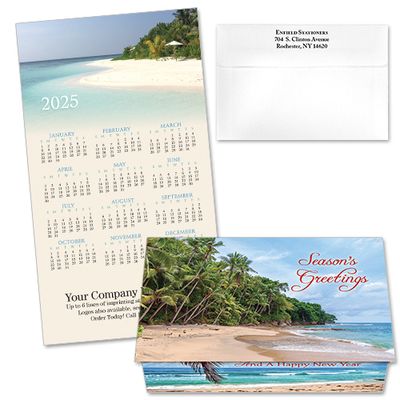 124368 Tropical 8 Calendar Card