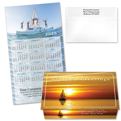 124387 Sailboat Of Fun Calendar Card