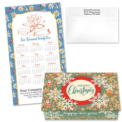 124432 Holiday Vector Calendar Card