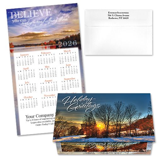 124202 Believe Calendar Card