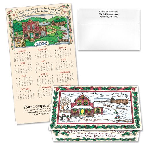 124203  Bless This House 1 Calendar Card
