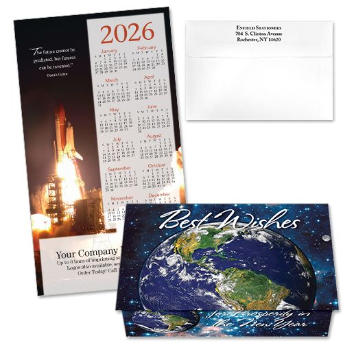 124251 Space Calendar Card