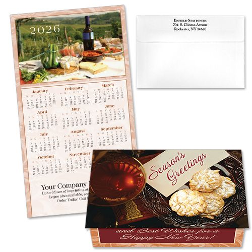 124255 Bon Appetit Calendar Card