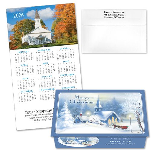124279 Religious/Church 4 Calendar Card