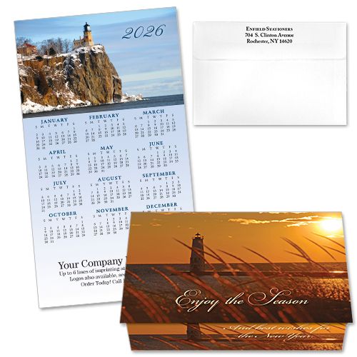 124286 Lighthouse 4 Calendar Card
