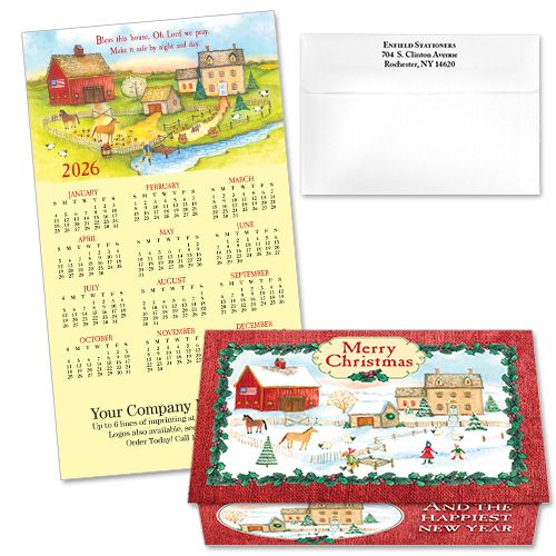 124292 Bless This House 7 Calendar Card