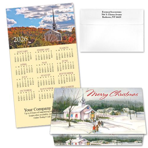 124297 Religious/Church 5 Calendar Card