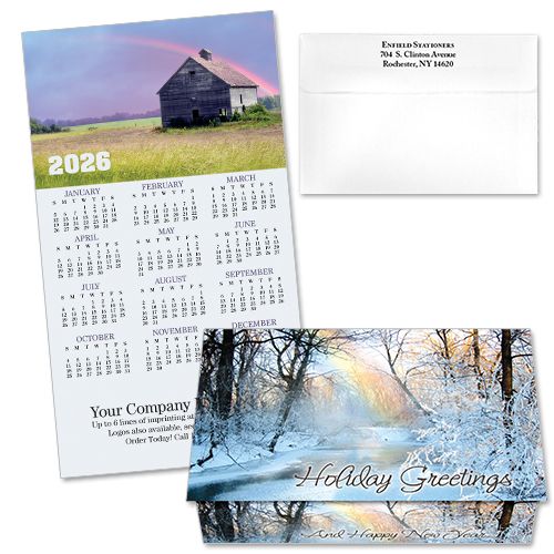 124298 Rainbow 3 Calendar Card