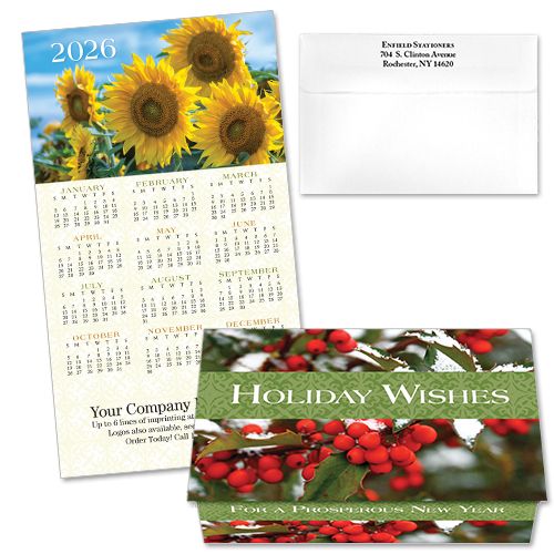 124283 Sunflower 2 Calendar Card