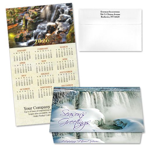 124304 Waterfall 4 Calendar Card