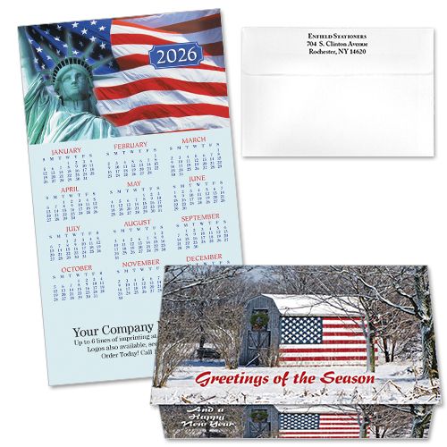 124299 Patriotic 1 Calendar Card