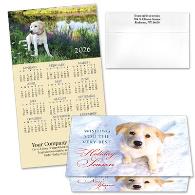 124306 Dogs Calendar Card