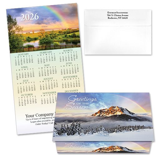 124316 Rainbow 4 Calendar Card 124316 Rainbow 4 Calendar Card