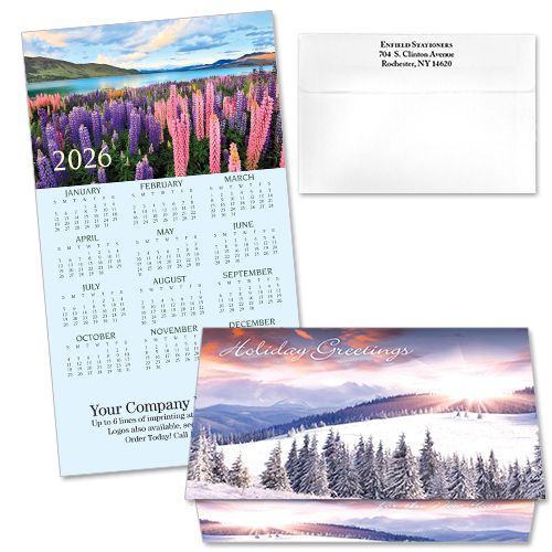 124325 Landscape 6 Calendar Card 124325 Landscape 6 Calendar Card