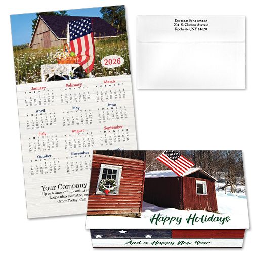 124349 Patriotic 2 Calendar Card