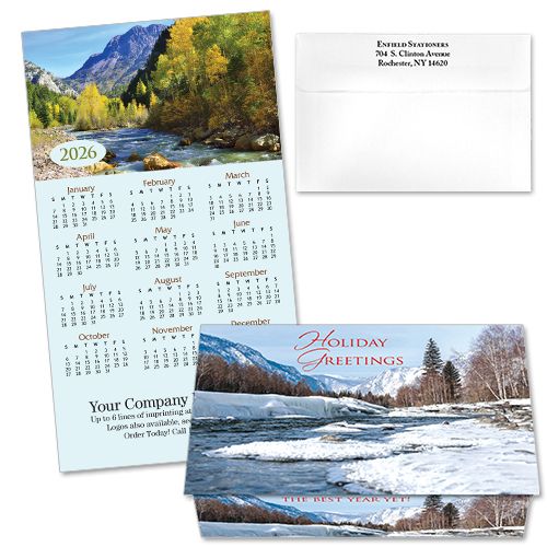 124342 Landscape 7 Calendar Card 124342 Landscape 7 Calendar Card