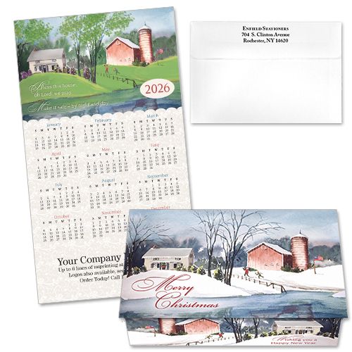 124357 Bless This House 11 Calendar Card