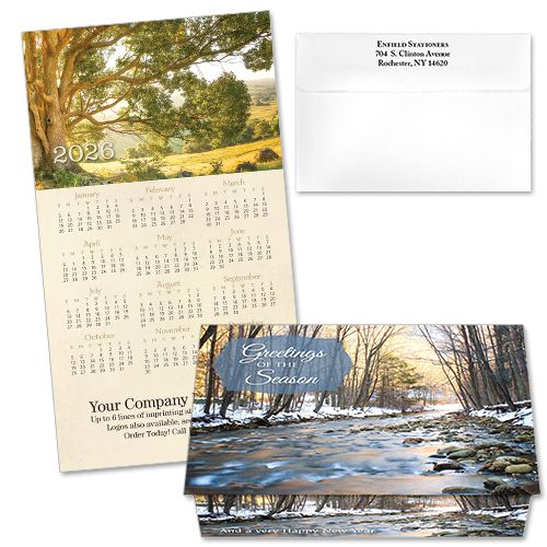 124362 Landscape 8 Calendar Card