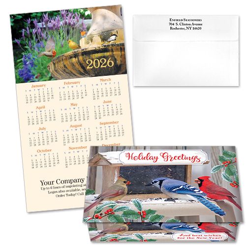 124356 SongBirds 3 Calendar Card