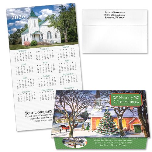 124367 Religious/Church 8 Calendar Card