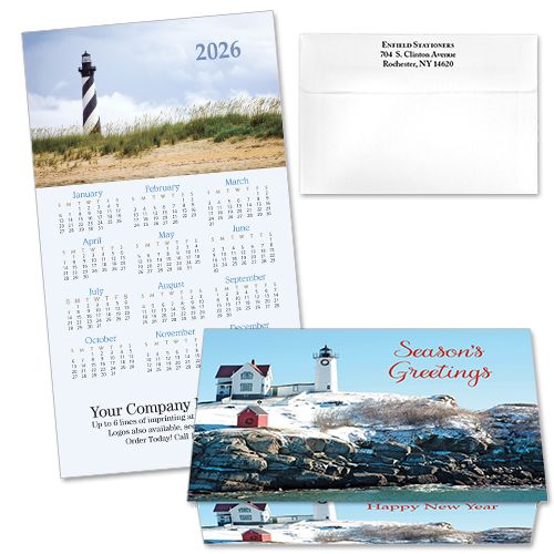 124365 Lighthouse 7 Calendar Card