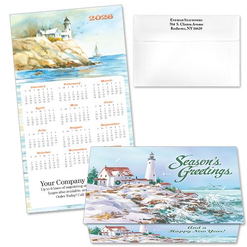 124372 Lighthouse 8 Calendar Card