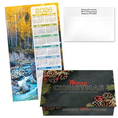 124481 Nature Holiday Calendar Card