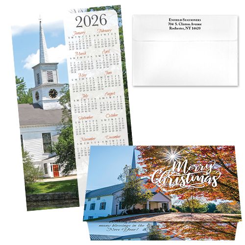 124485 Church Calendar Card