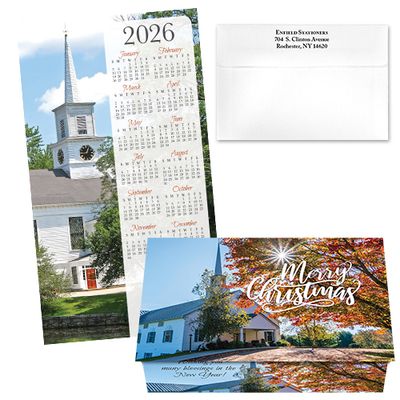 124485 Church Calendar Card