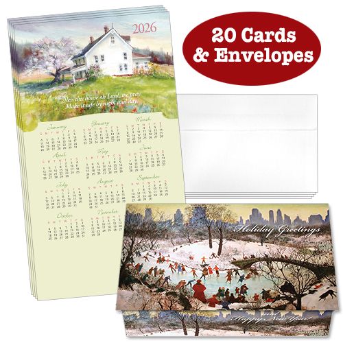 Bless This House 15 Calendar Cards (Pack of 20)