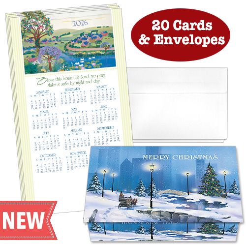 Bless This House 21 Calendar Cards (Pack of 20)