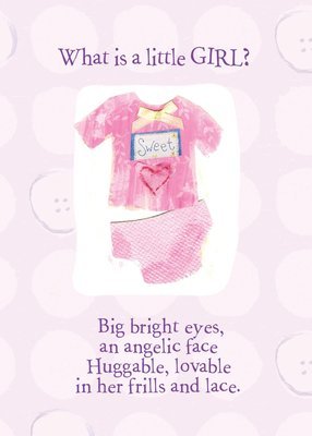 AFH183   Baby Girl Card