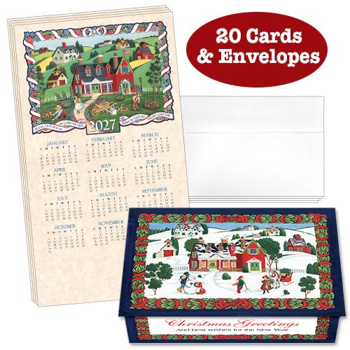 Bless This House 3 Calendar Cards (Pack of 20)