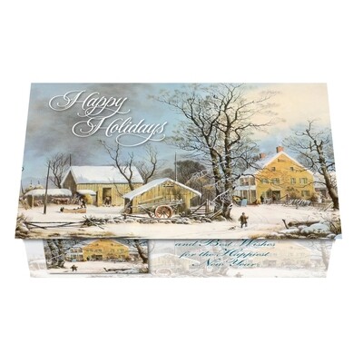 124234 Currier &amp; Ives 2 Calendar Card