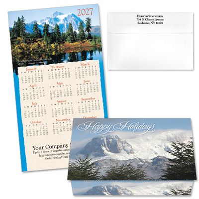 124226 Mountains Calendar Card