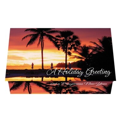 124222 Tropical 5 Calendar Card