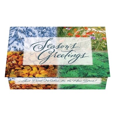 124206 Floral Four Seasons 1 Calendar Card