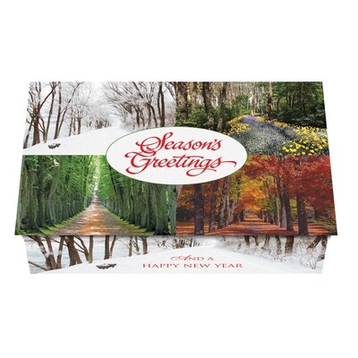 124371 Trees Four Seasons Calendar Card