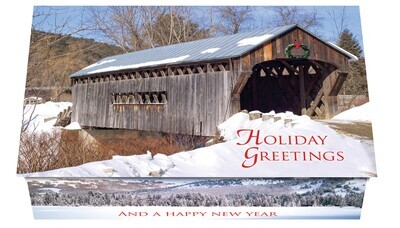 124359 Covered Bridge Calendar Card