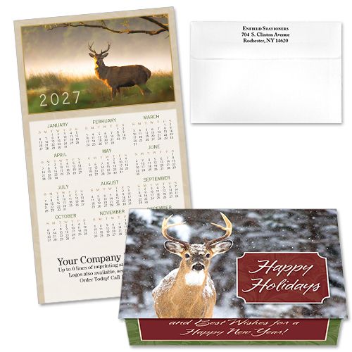 124339 Deer 4 Calendar Card